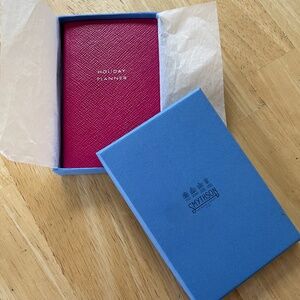 Smythson Leather Travel Planner  NIB